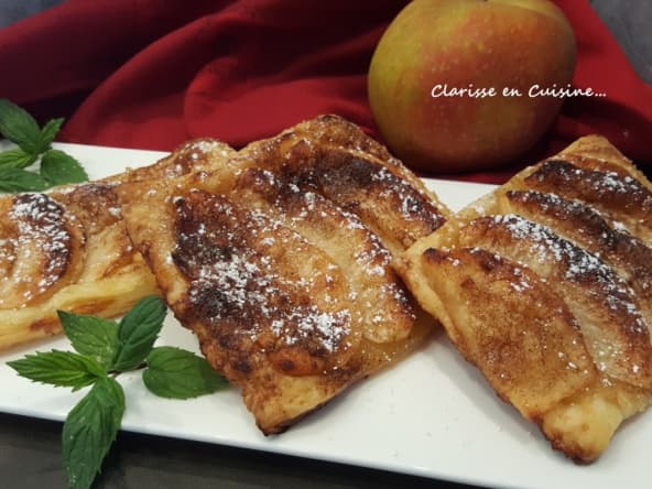 Tartelettes fines feuilletées aux pommes