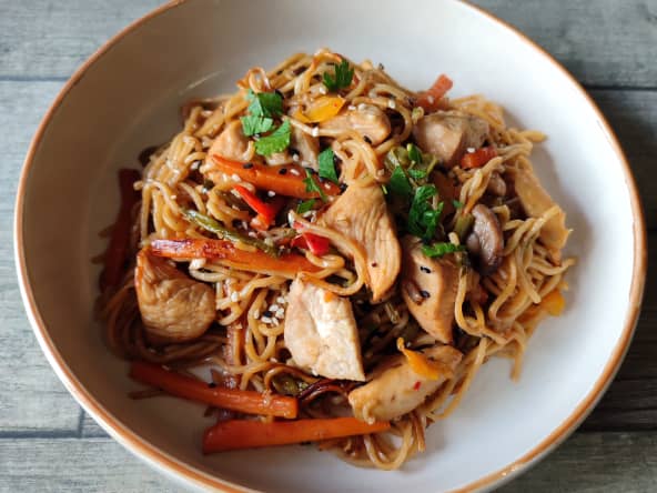 Mì Xào : nouilles sautées vietnamiennes