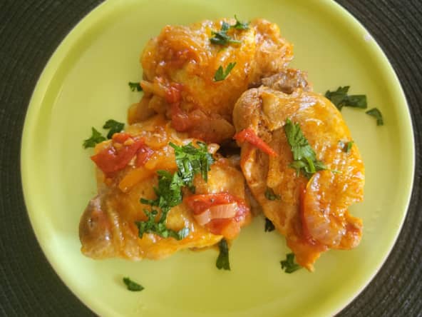 Poulet sauté à la poitevine de Joël Robuchon