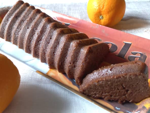 Gâteau de semoule au chocolat et à l’orange