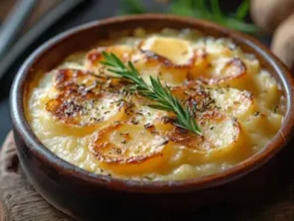Gratin de pommes de terre au fromage, cuisine savoyarde à l'ancienne