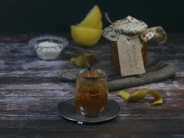 Confiture mangue coco