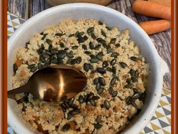 Crumble épicé de légumes