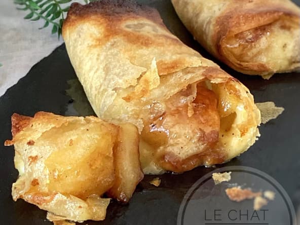 Croustillants de camembert aux pommes