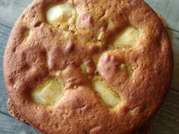 Moelleux crème de marrons et poires