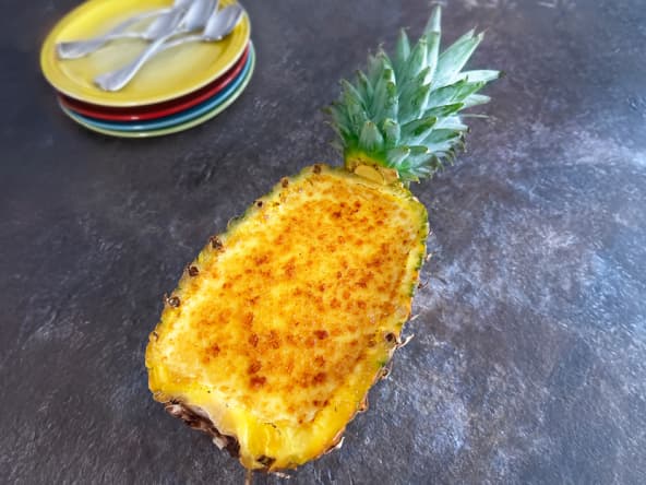 Crème brûlée à la Piña Colada