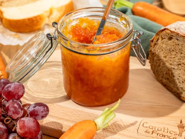 Confiture de carotte parfumée à la cannelle