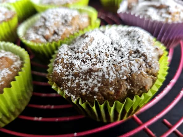 Muffins au potiron et à la farine de caroube (sans gluten, ig bas)