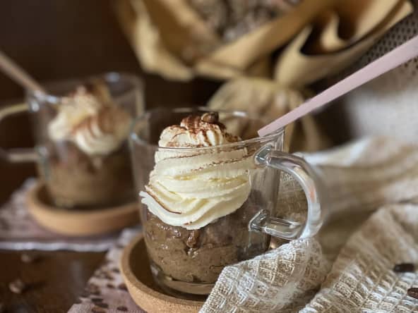 Riz au lait comme un Cappuccino