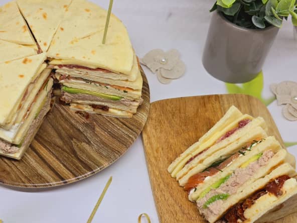 Pain surprise au pain polaire pour un apéritif festif
