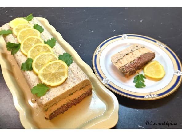 Terrine en trois couleurs et trois saveurs