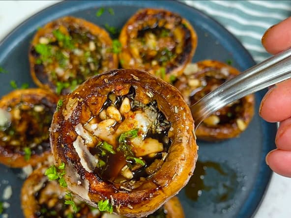 Champignon marinés au vinaigre balsamique
