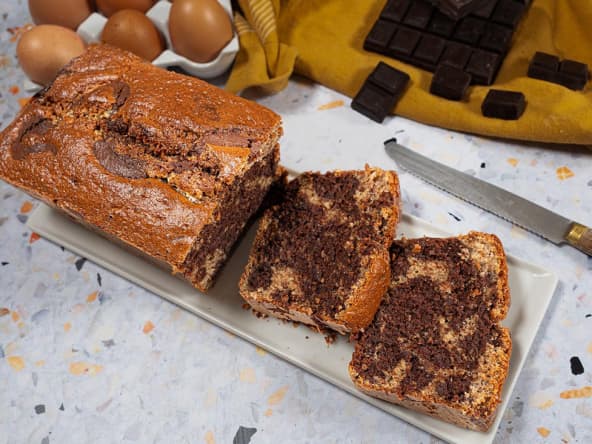 Cake marbré healthy