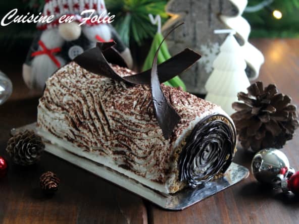 Bûche au café, rapide et facile