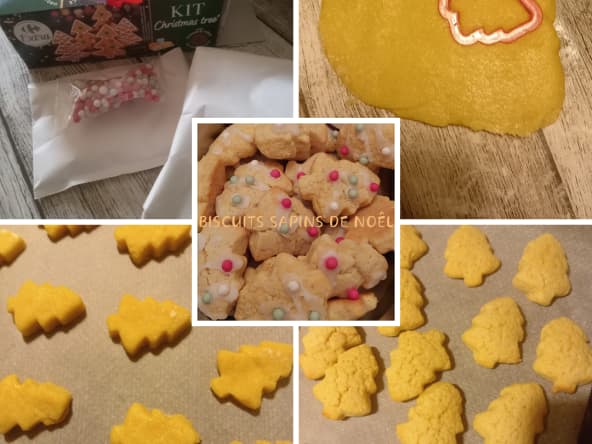 Biscuits Sapins de Noël