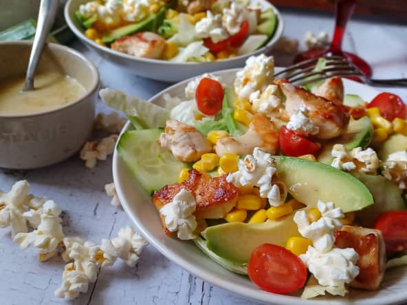 Salade Gourmande au Pop-Corn
