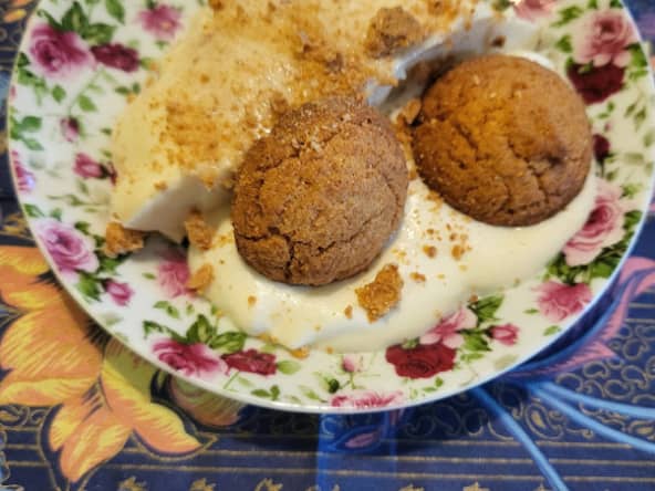Flan aux amaretti morbidi - Bitterkoekjes pudding