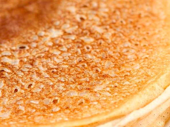 Crêpes végétales sans lait ni oeufs