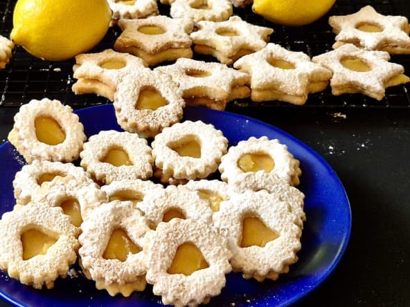 Sablés au lemon curd