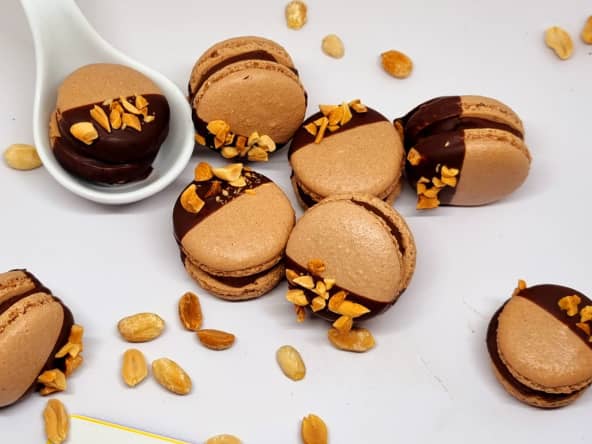 Macarons façon snickers