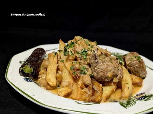 Kbeb ou Pommes de terre en sauce blanche