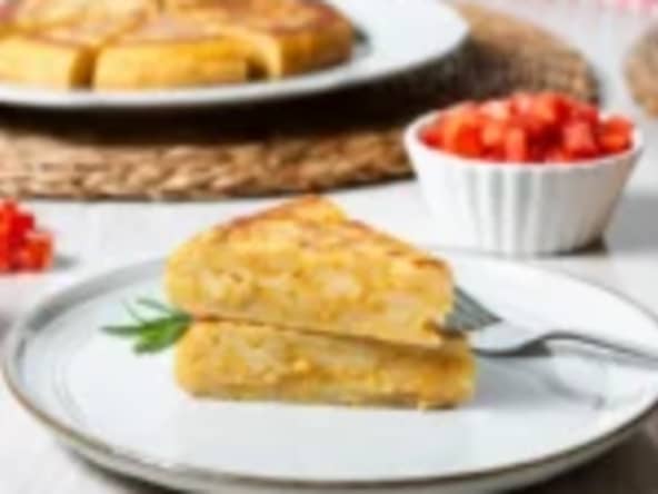 Quiche sans pâte aux pommes de terre et poireaux