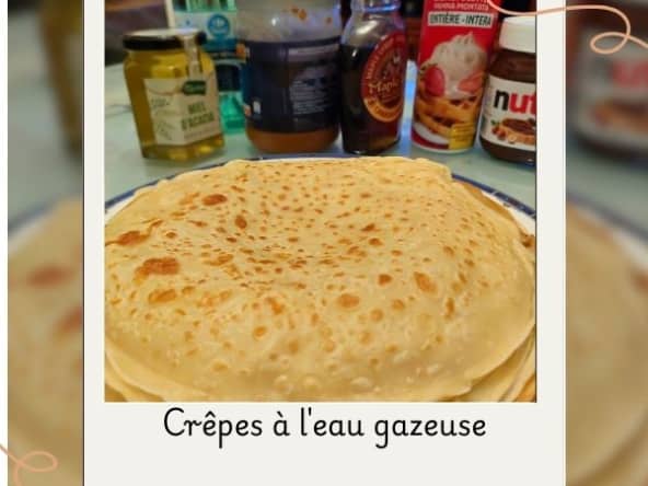 Crêpes à l'eau gazeuse