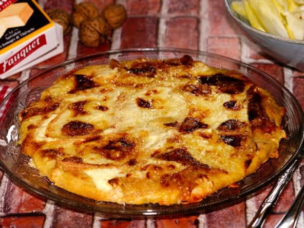Flamiche ou tarte au Maroilles