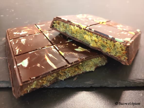 Tablette de chocolat de Dubaï