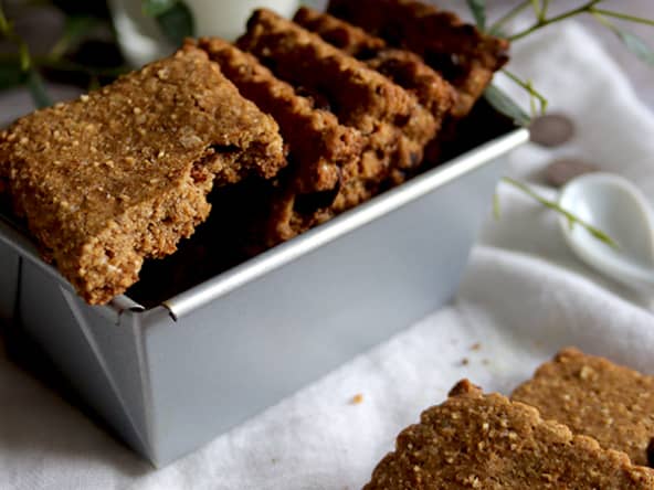 Biscuits coco chicorée sans gluten lait œufs