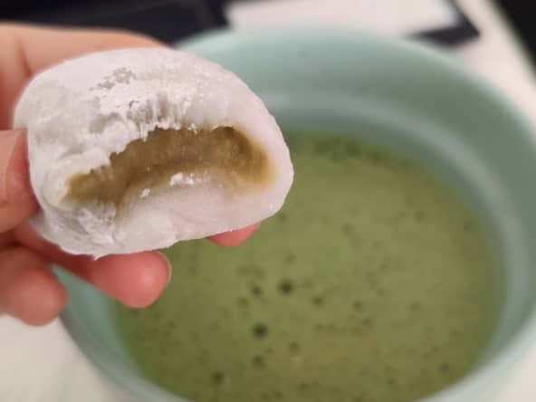Mochi Daifuku fourré au shiroan maison