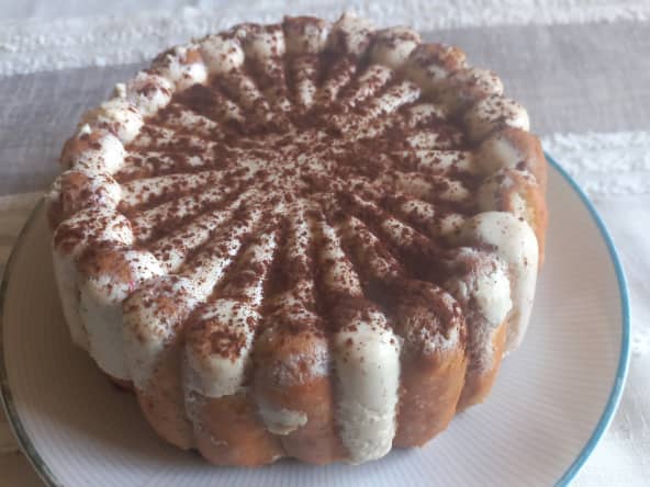 Charlotte à la vanille façon tiramisu