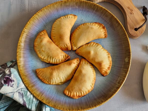 Mini calzone aux endives et roquefort