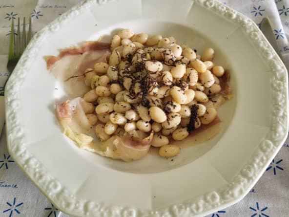 Ragoût de haricots coco aux truffes de Pierre-Louis Marin