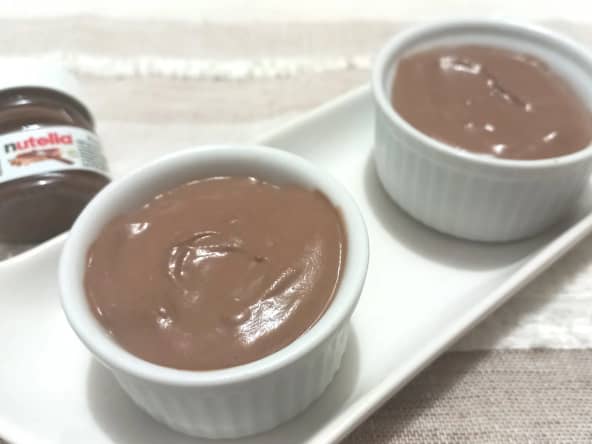 Crème dessert au Nutella