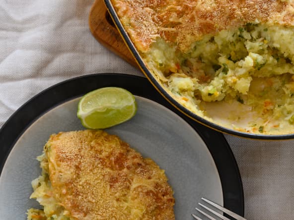 Gratin de pommes de terre au haddock de Juan Arbelaez