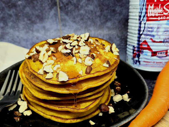 Pancakes à la carotte
