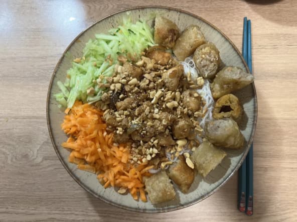 Recette de Bò Bún au poulet