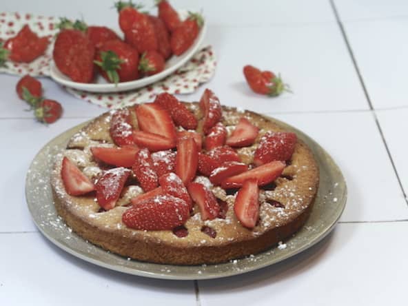 Moelleux aux fraises : la recette sans chichi d'un dessert de saison