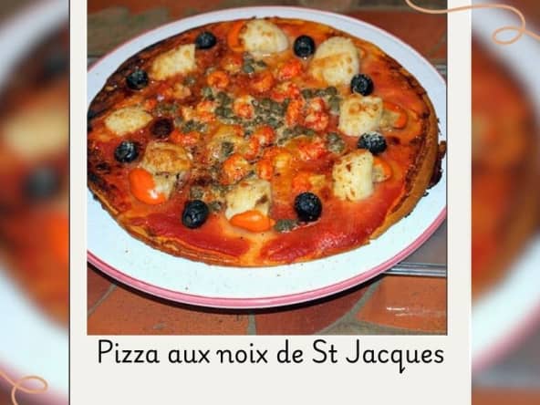 Pizza aux noix de Saint-Jacques