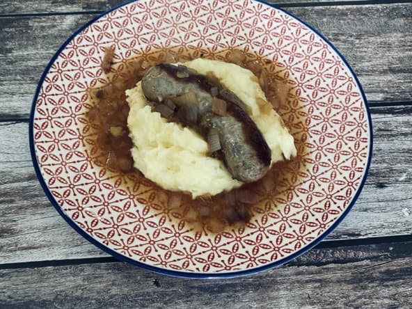 Bangers and mash comme au Royaume-Uni