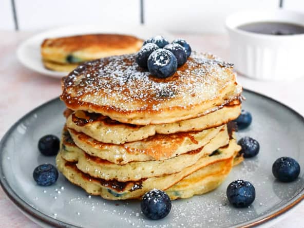 Pancakes aux myrtilles
