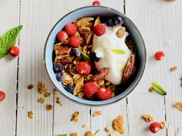 Granola extra pour un petit déjeuner gourmand