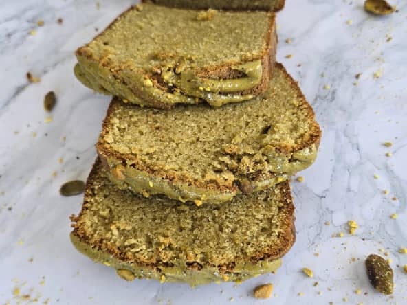 Cake à la pistache moelleux