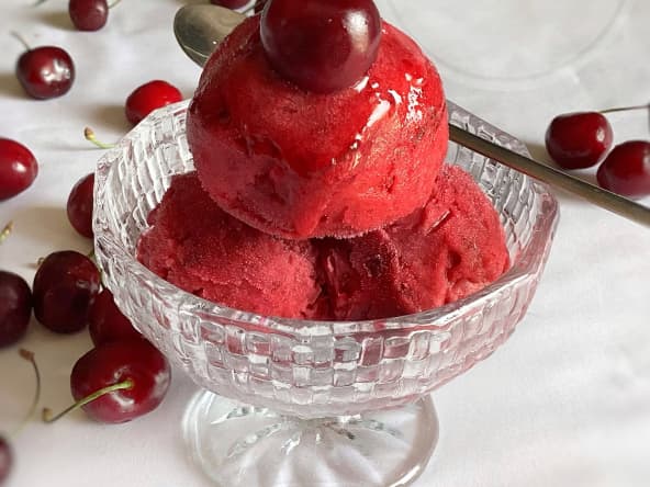 Sorbet à la cerise