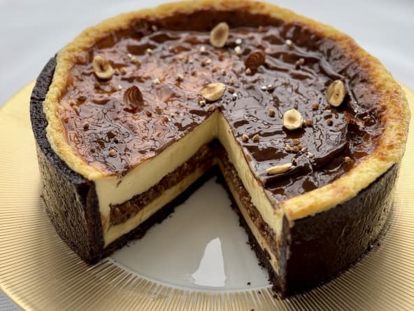 Flan sarrasin, noisette, cacao