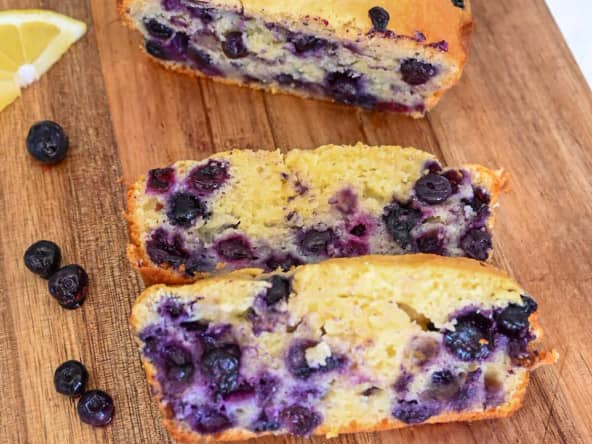 Cake myrtilles et citron