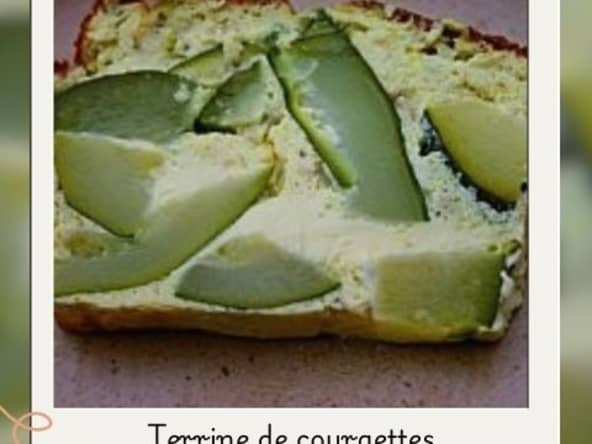 Terrine de courgettes au Colombo