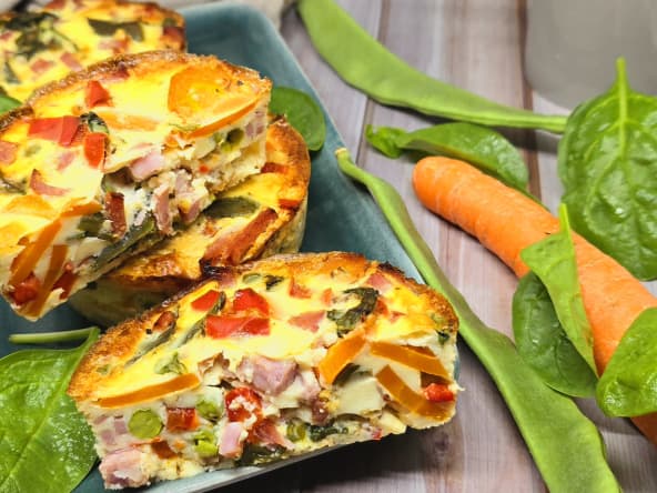 Clafoutis de jardinière et jambon