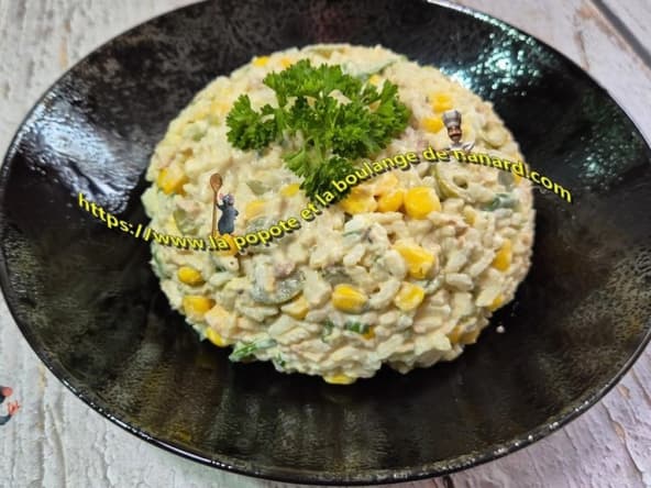 Salade de riz au thon